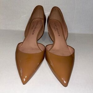 Kurt Geiger Kitten Heel Patent Leather Sz 6 1/2-7